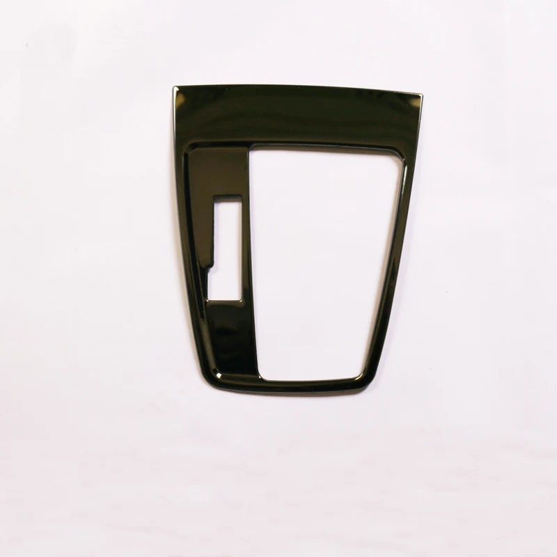 Lsrtw2017 для Mg Zs Автомобильная рамка для задней панели декоративные внутренние аксессуары для формовки нержавеющая сталь - Название цвета: black
