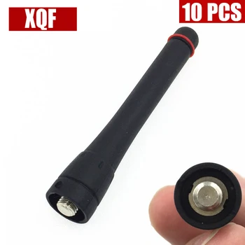 

XQF 10PCS UHF Antenna for ICOM IC-F4 F21 F24 F25 F26 F43 F44 F80 Radio