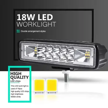 

LED Car Truck Light Work Lamp 18W 12V-24V Waterproof High Brightness YE-Hot