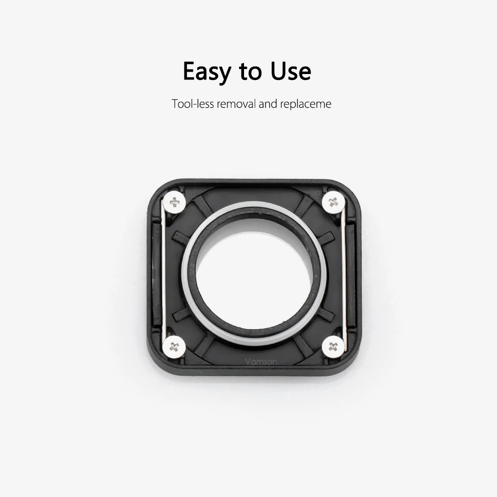 Vamson для Gopro аксессуары для Go pro Hero 7 черный 6 5 УФ объектив кольцо Замена Защитный ремонтный чехол рамка VP717