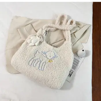 

Cute Sheep Pattern Women Shoudler Bags Soft Lamb Swool Crossbody Bags For Women 2020 New Large Women's Bag High Capacity Shopper