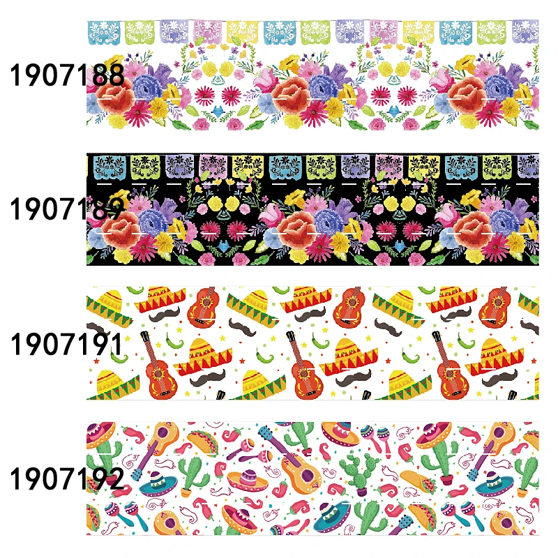 Фляриббон МЕКСИКАНСКИЙ цветок Вива Мексика Праздничная лента | Дом и сад