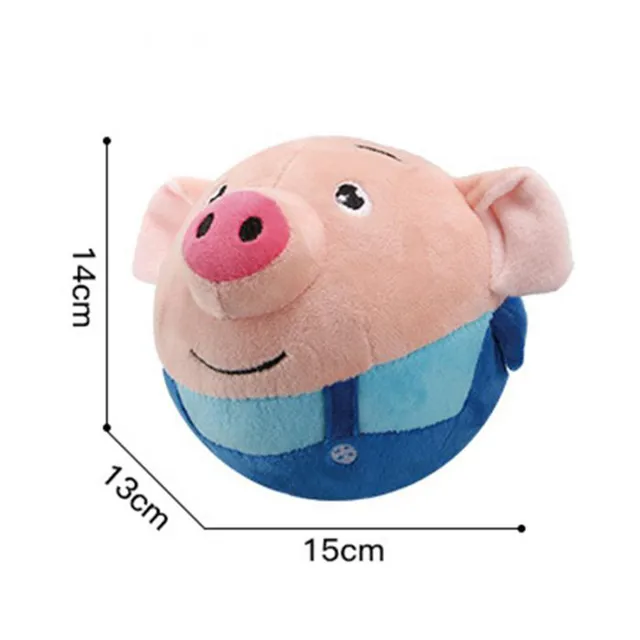 160 Songs Recordable Pig Electronic Pets Bluetooth Talking Pig Plush Jump Ball Creative Music Dancing Pig Toy Kids Gift 6