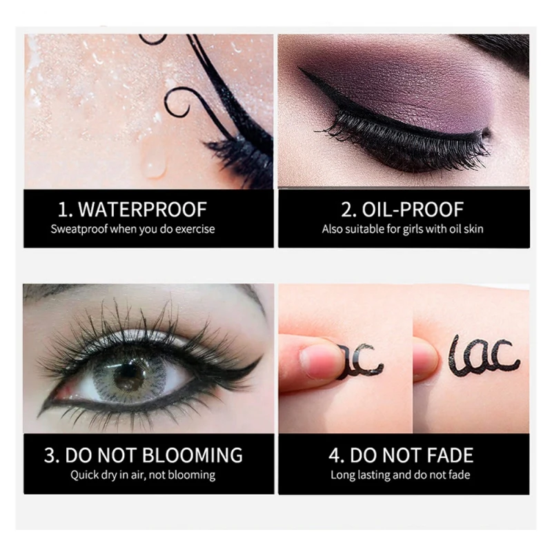 Жидкая подводка в ручке Make up 24 продолжительное время Водонепроницаемая легкая цветная подводка для глаз профессиональная
