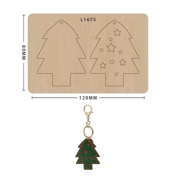 

Wood Cut Dies Leather Knife Cut Die Customized DIY Key Case Pendant Making Decor Supplies Dies Template