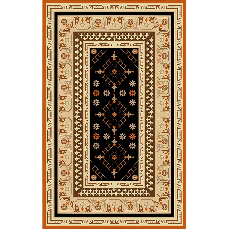 Персидский стиль большой площади коврики европейский дворец 3D коврики с принтом для гостиной спальни Противоскользящие коврики домашний Декор Ковер - Цвет: 13