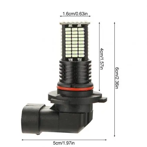 2pcs 2 шт. 9005/HB3 84SMD 8000K автомобильный Грузовик 3014 SMD СВЕТОДИОДНЫЙ противотуманный светильник лампа замена carros маска камера заднего вида аксессуары - Испускаемый цвет: 2pcs