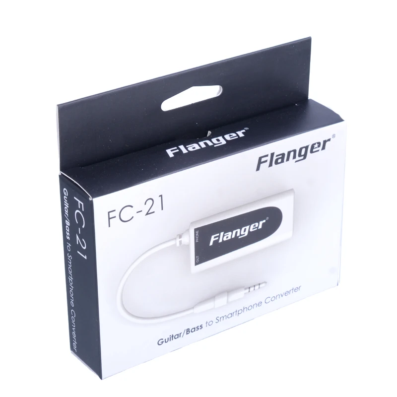 Flanger FC-21 конвертер адаптер для сотового телефона IPhone и Android телефона на гитарный бас сенсорная музыка