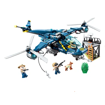

ENLIGHTEN 1922 Cross-country Move Fortress Helicopter Small Grain Assembling Spelling Insert Building Blocks Toys For Children