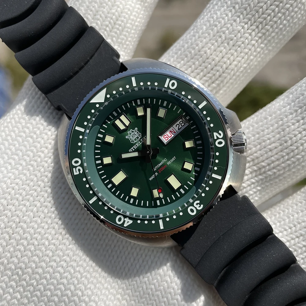 11.11 Sale ! STEELDIVE 2021 New Arrival 44mm Captain Willard Watch Dive Watches Sapphire Watch Men Automatic Wristwatch Date