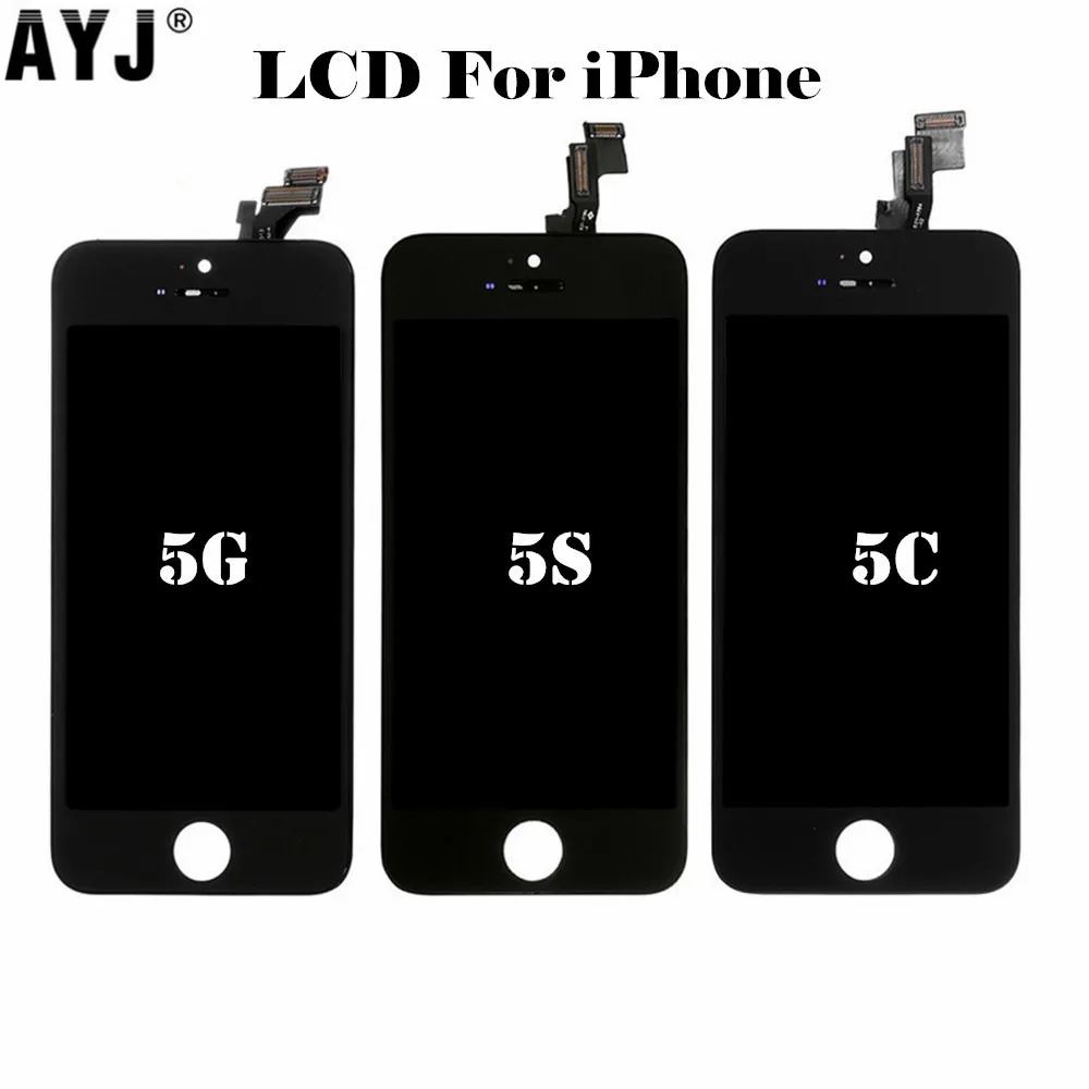 Дисплей AAAAAA для iPhone 5S SE 5C сенсорный ЖК экран с дигитайзером в сборе замена без