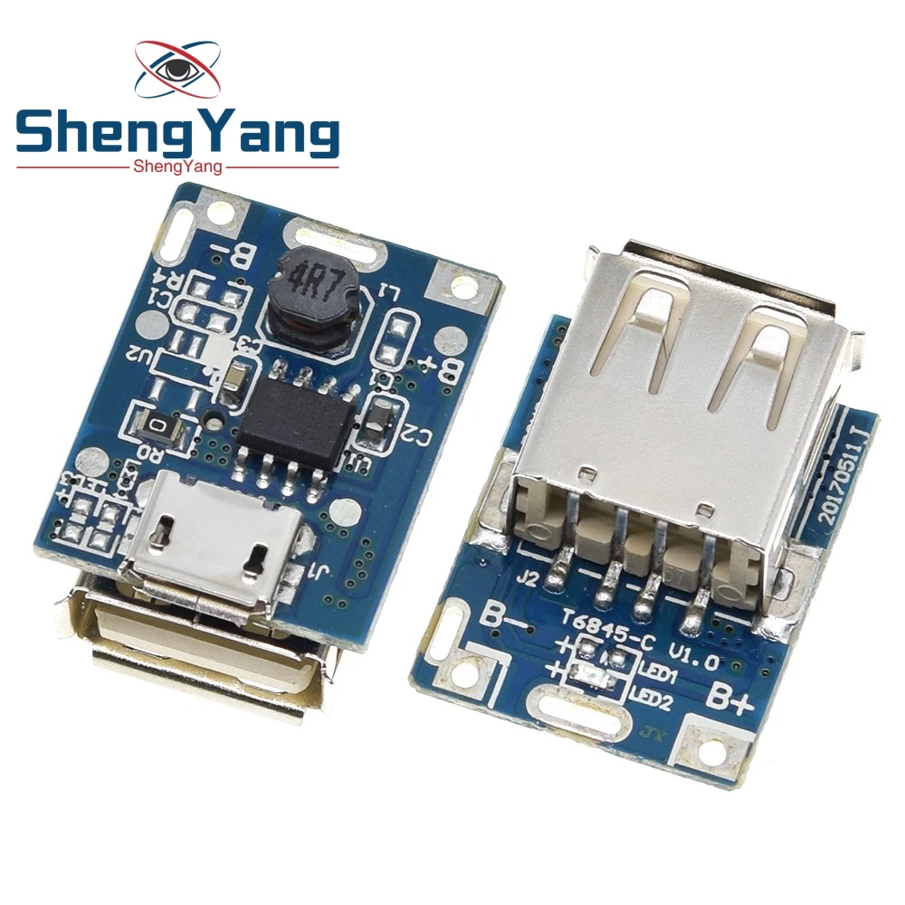 10pcs 5V Boost Converter Step-Up Power Module Lithium Battery Charging Protection Board LED Display USB For DIY Charger 134N3P |