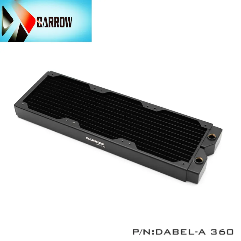 

Barrow Dabel-A360 copper 360mm computer Water discharge liquid heat exchanger threaded thread radiator for 12cm fans, cooler