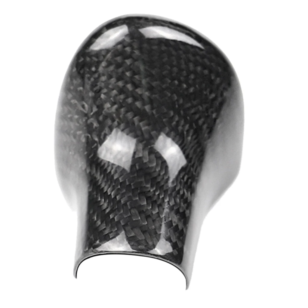 Car Interior Styling Carbon Fiber Gear Shift Knob Gear Head Sticker Cover for Audi A4 B8 A5 S5 A6 C7 A7 Q5 Q7