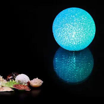 

LED Crystal Ball 8CM Night Lamp Decoration Plastic Ball Base Lamp Children Gift