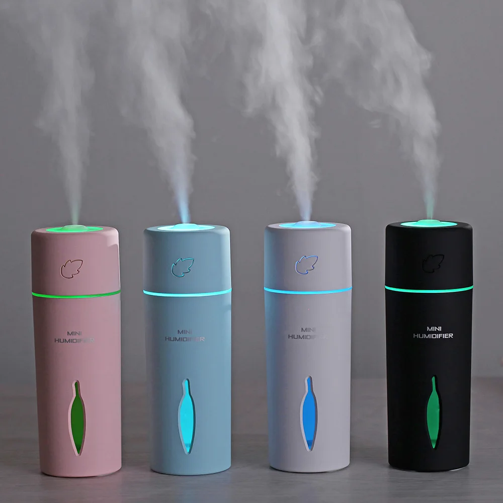 

New Humidifier Mini Ultrasonic Humidifier Led Night Light Aromatherapy Essential Oil Diffuser USB Car Air Freshener