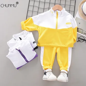 

Fashion 2020 Boys Set Sweatshirt Pant Suit Children's Boys Girls Spring Autumn 2 piece Long Sleeve Children's Clothes Outfits