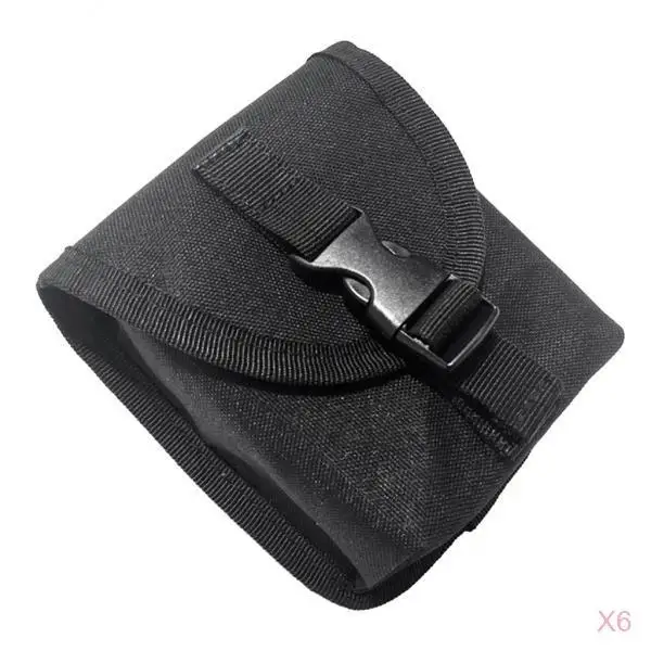 6pcs Durable Diving Weight Pocket Strong Replacement Dive Belt Pouch Pack