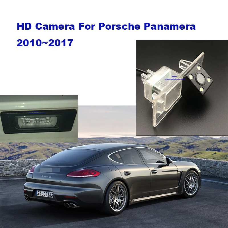 Yessun камера номерного знака для Porsche Panamera 2010~ камера заднего вида парковочная помощь