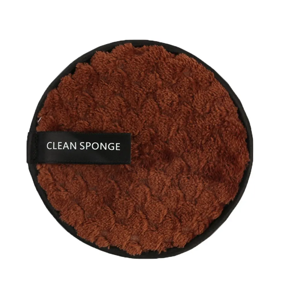 Маленькая круглая влажная сухая двойная с использованием мягкая губка для макияжа, блендер для основы, профессиональная гладкая Косметическая пуховка