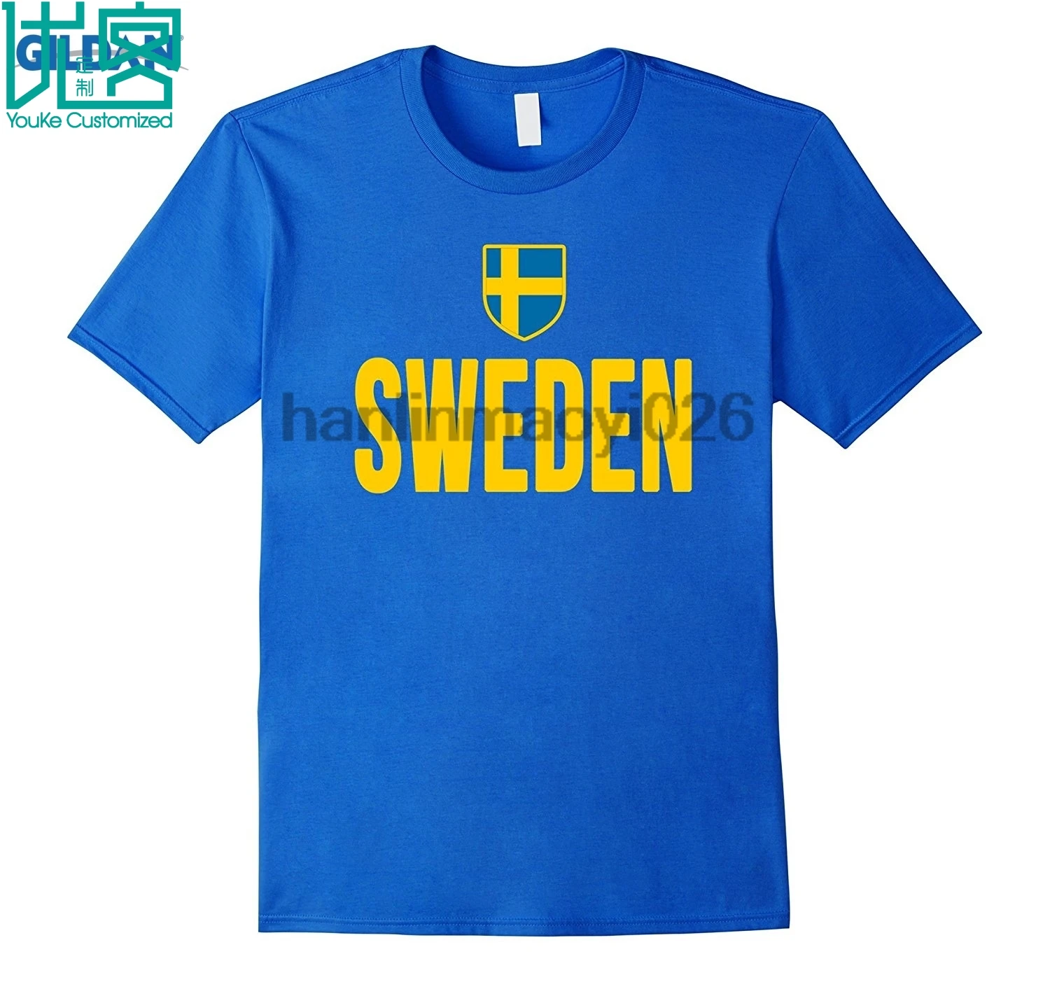 Футболка Sweden 2018 Шведский флаг Sverige Tee| |