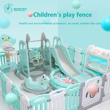 Детская игровая горка playen домашние маленькие качели райское ограждение для игровой площадки комбинированное оборудование Семейные игрушки