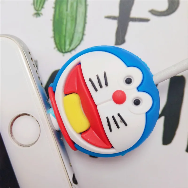 Защитный чехол с рисунком из мультфильма, чехол для кабеля, Coque Cord для iPhone 8 Plus, 4, 4S, 5, 5S, SE, 5C, 6, 6 S, 7, X, Xs, Max, XR, чехол для iPhone 7 Plus - Цвет: Оранжевый