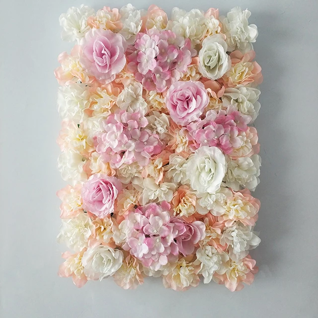 Silk Artificial Flower Wall Panels Handmade Decor Wedding Baby Shower Birthday Party  Shop Backdrop Flower Backdrops Decoration F