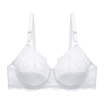Lace Bra Plus Size Bra Women Underwear Bralette Crop Top Sexy Female Bra Large BH Tube Top Female Push Up Brassiere Laced Bra 1