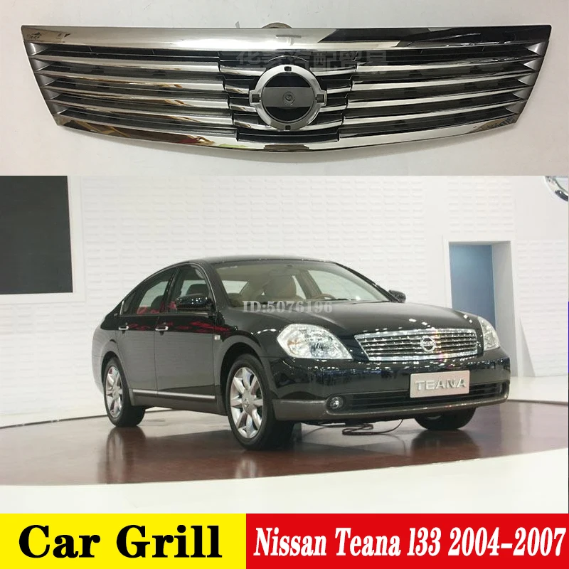 

MODIFIED FRONT RACING GRILLS ABS GRILL GRILLE FOR NISSAN TEANA l33 2004 2005 2006 2007 CAR FRONT GRILLl KIDNEY RADIATOR UPPER