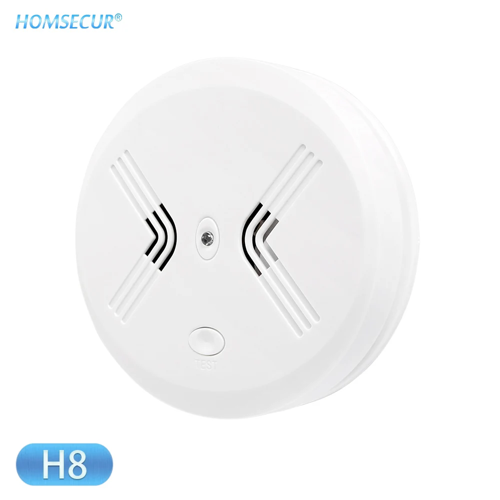 Homsecur беспроводный и проводной lcd 3g/GSM/PSTN SMS Автонабор домашняя система охранной сигнализации LC03-3g - Цвет: Smoke Sensor