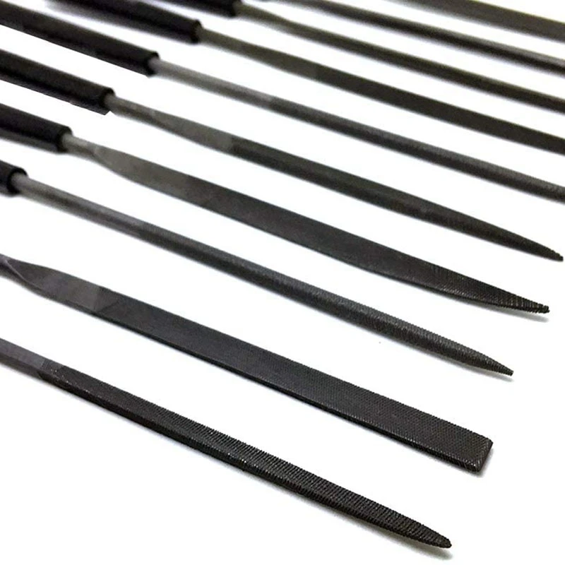 10 шт. гитарные лады/гайки файл Rasp шлифовальный нож Профессиональные ремонтные