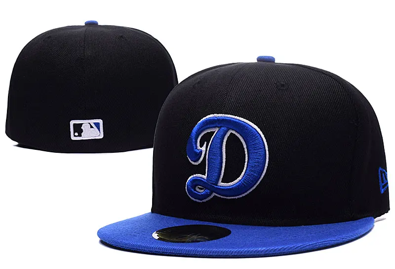 Belababy облегающие шапки Dodgers бейсболки с буквой D хип-хоп кость для мужчин и женщин мода LA Closed Gorras Лидер продаж - Цвет: cap-06