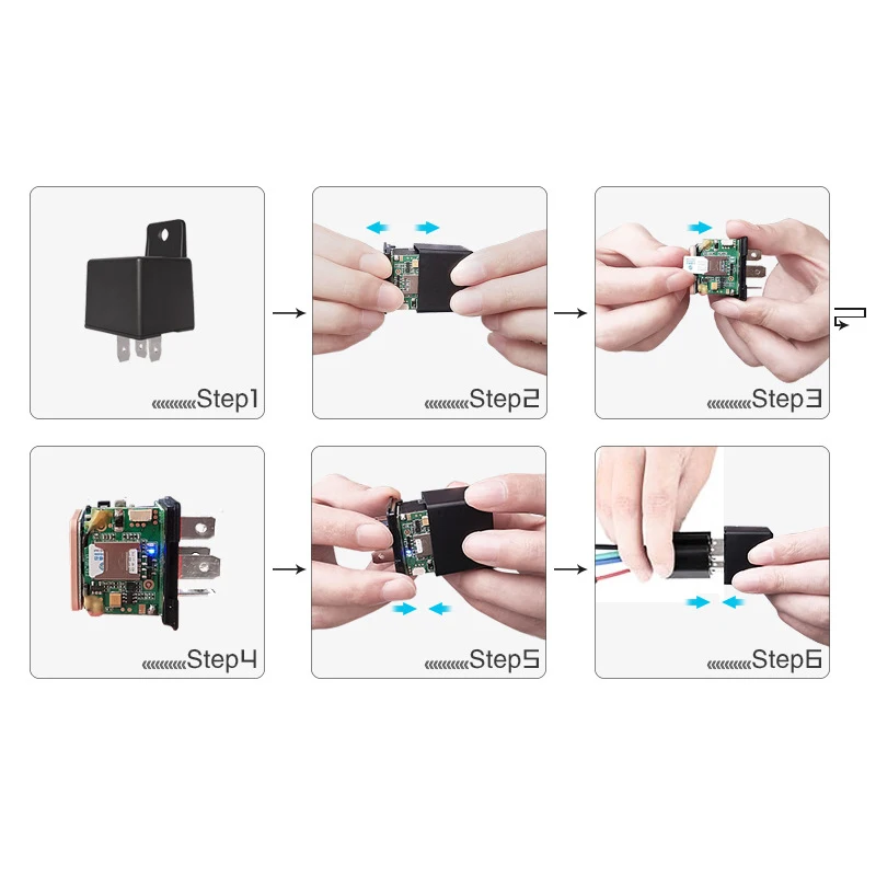 Auto GPS Tracker Shock Alarm GPS GSM Locator Tracking Gerät Fernbedienung Anti-Diebstahl Überwachun