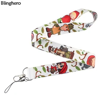 

20pcs/lot Blinghero Cartoon Little Red Riding Hood Neck Strap Lanyard Strap for Phone Key Keychain ID Badge USB Holder BH0515