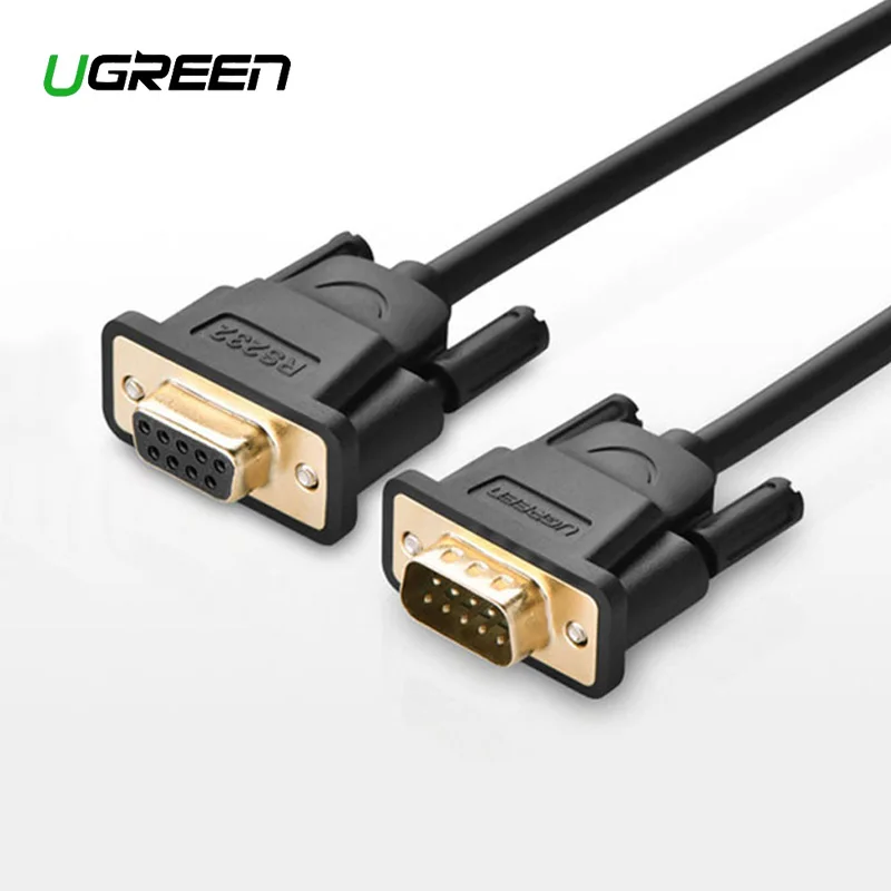 Кабель удлинитель Ugreen DB9 последовательный 9 контактный разъем мама Мама для