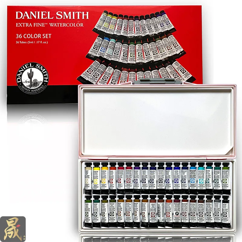 AmericanDanielSmithwatercolorpaintsetwithpalette12colorsDS