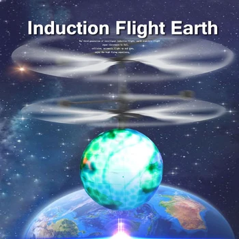 

Infrared Induction Drone Flying Flash LED Lighting Ball Helicopter Child Kid Toy Gesture-Sensing No Need To Use Remote Control U