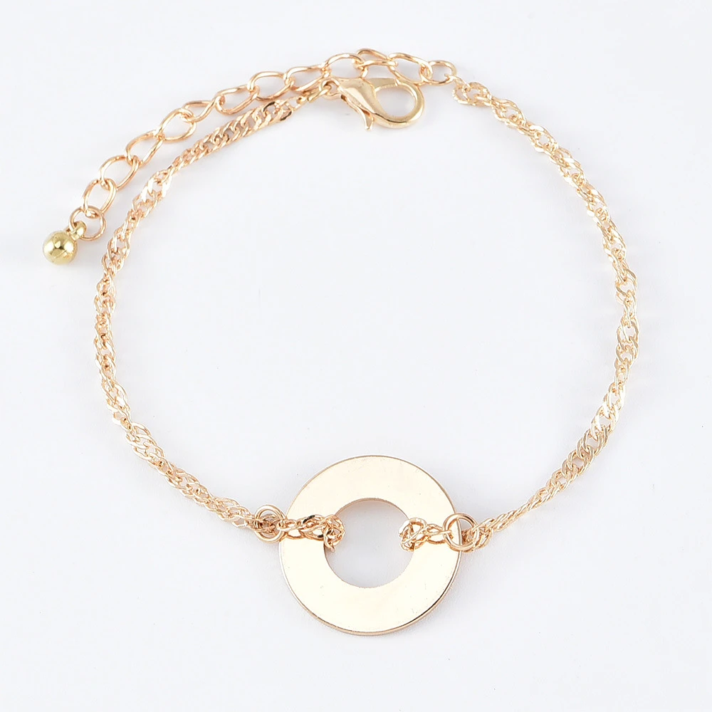 Винтажный Золотой Подсолнух Кристалл геометрические круглые модные браслеты для женщин Бохо несколько слоев браслет; Комплект бижутерии подарок