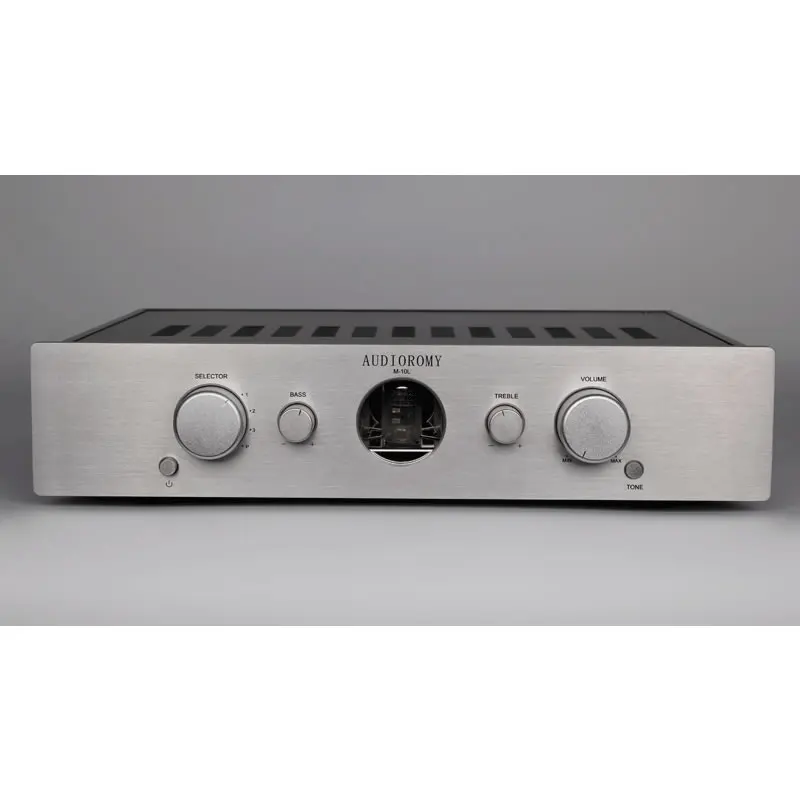 

Tube preamplifier M10L, power: 50w, gain: 20db, signal-to-noise ratio: 90db, frequency response: 15HZ-30KHZ, distortion: 3%