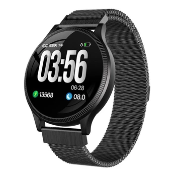 

MK08 Fitness Tracker Smart Watch IP67 Waterproof Blood Pressure Smartwatch Heart Rate Monitor Sports Wristband for Android IOS-B