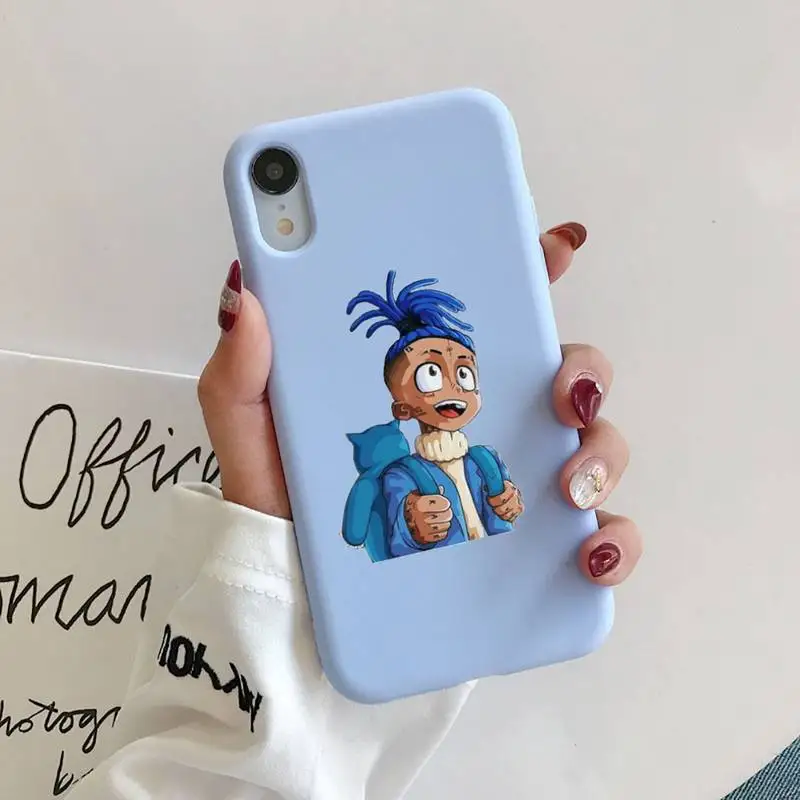 Чехол xxxtentacion для iphone 11 Pro Max X XS XR мягкий чехол карамельного цвета iPhone 7 8 6 6S Plus чехлы
