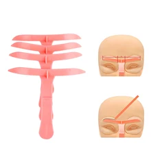 Горячий Корея брови макияжные трафареты шаблонная модель постоянная татуировка на брови формирующий рисунок косметический инструмент для макияжа