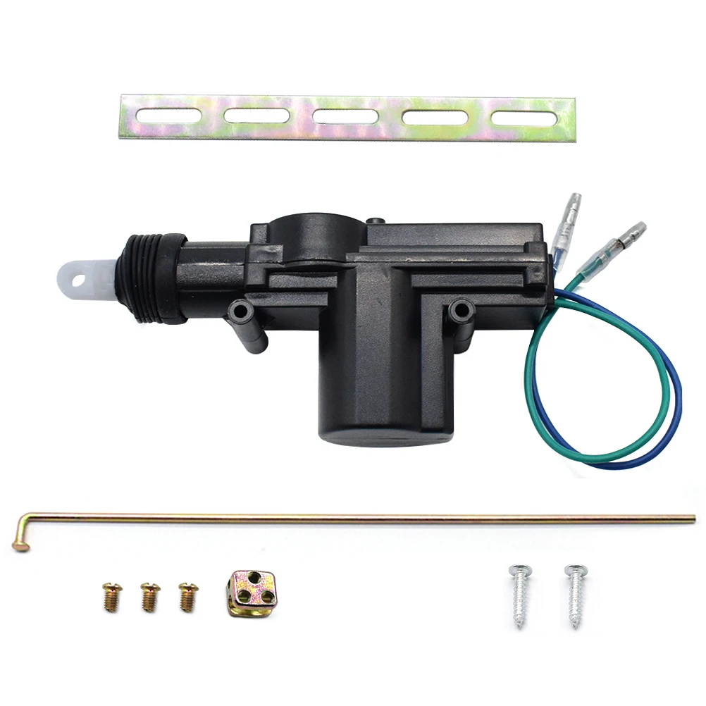 Universal Car Central Door Lock Actuator Auto Locking Motor Gun Type Alarm Security System Keyless Remote Control Trunk 2 Wire car lock