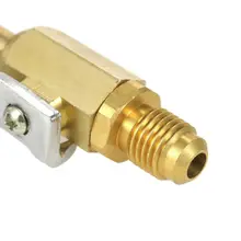 3x пневматический медный R410A R134A шаровой клапан HVAC 1/4 AC хладагент шланг инструменты