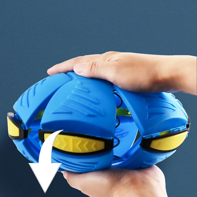 LED Flying UFO Flat Throw Disc Ball With LED Light Toy Kid Outdoor Garden Basketball Game Throw UFO Disc balls 6