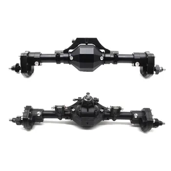 

RC Climbing Car Frame KIT Wheel Metal Wheels Axle Door Bridge Rear Axle and Front Axle for 1/10 SCX10 km2 TRX4 90046 HOT