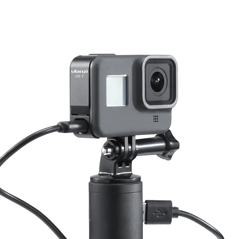 Go Pro 8 Sports Camera Battery Cover Removable Type-C Charging Port Adapter for Gopro Hero Black 8 Charge Connector Power Bank
