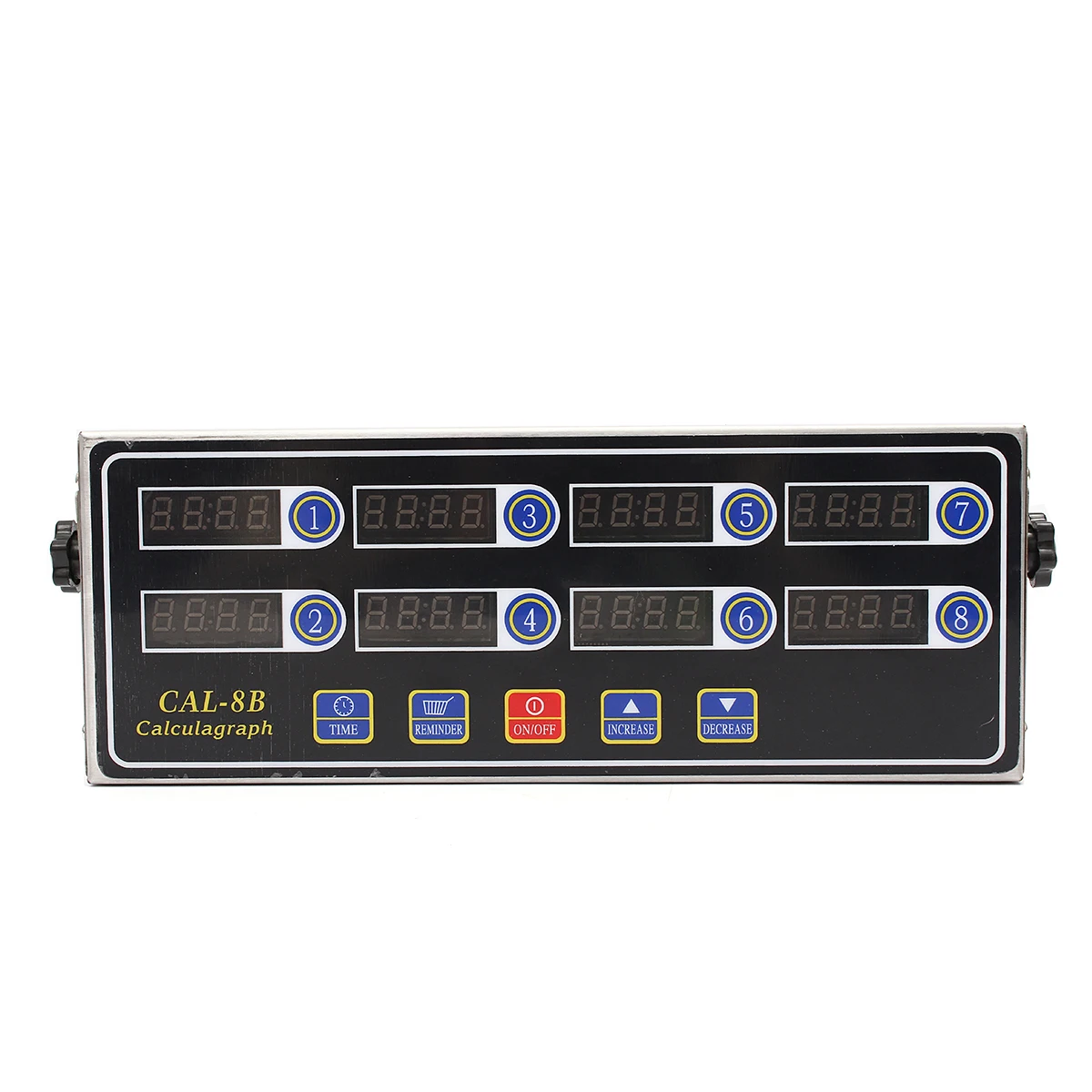 Jiguoor 3 Stage Reminder Timer Switch Portable Smart Power Socket 8 Channel Digital Timer CAL-8B Basket Shaking Timing Timer