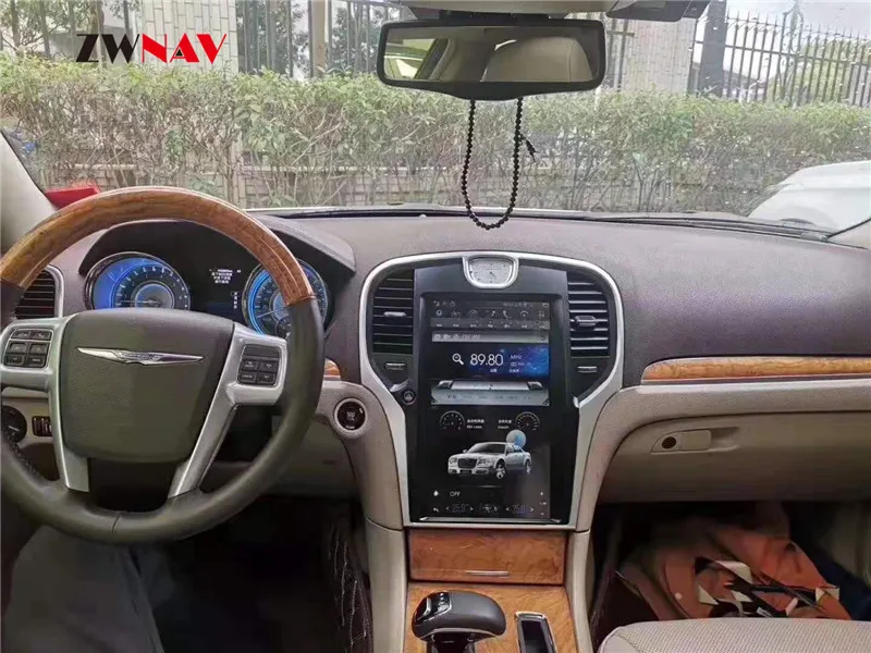 Tesla стиль вертикальный экран Android 8,1 Автомобильный gps навигатор для Chrysler 300C 2013+ головное устройство мультимедийный плеер радио магнитофон